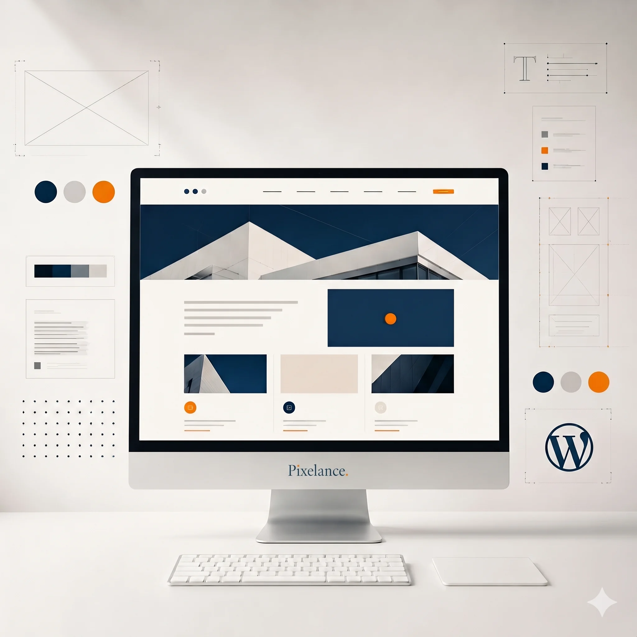 Site WordPress sur mesure au design unique